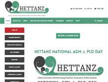 Tablet Screenshot of hettanz.org.nz